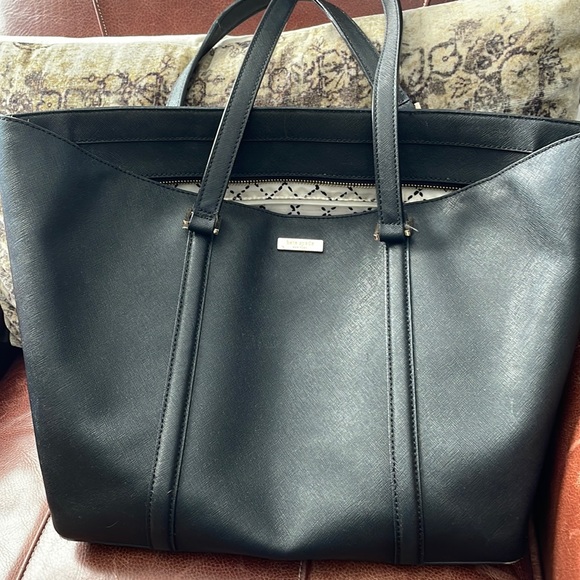 kate spade Handbags - Kate Spade large black tote-needs 1 strap repaired-see photos. Originally >$150.